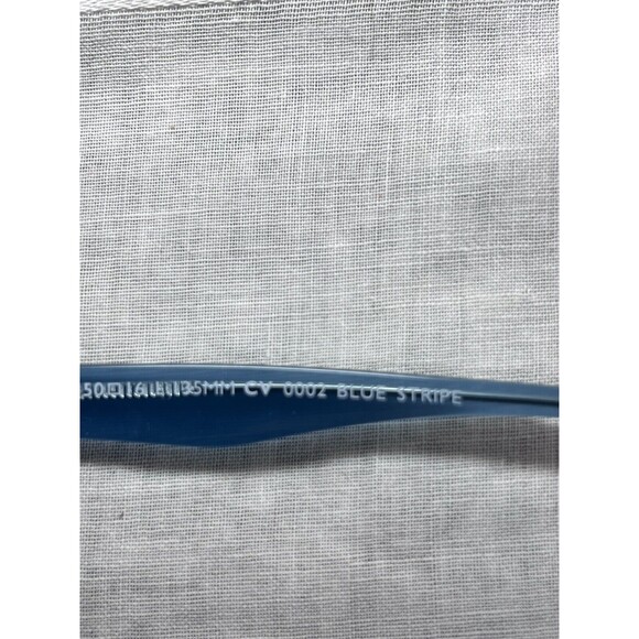 BCBGeneration Eyeglasses Frames Only, 50-16-135, 0002, Blue Stripe Horn Style - Picture 3 of 7